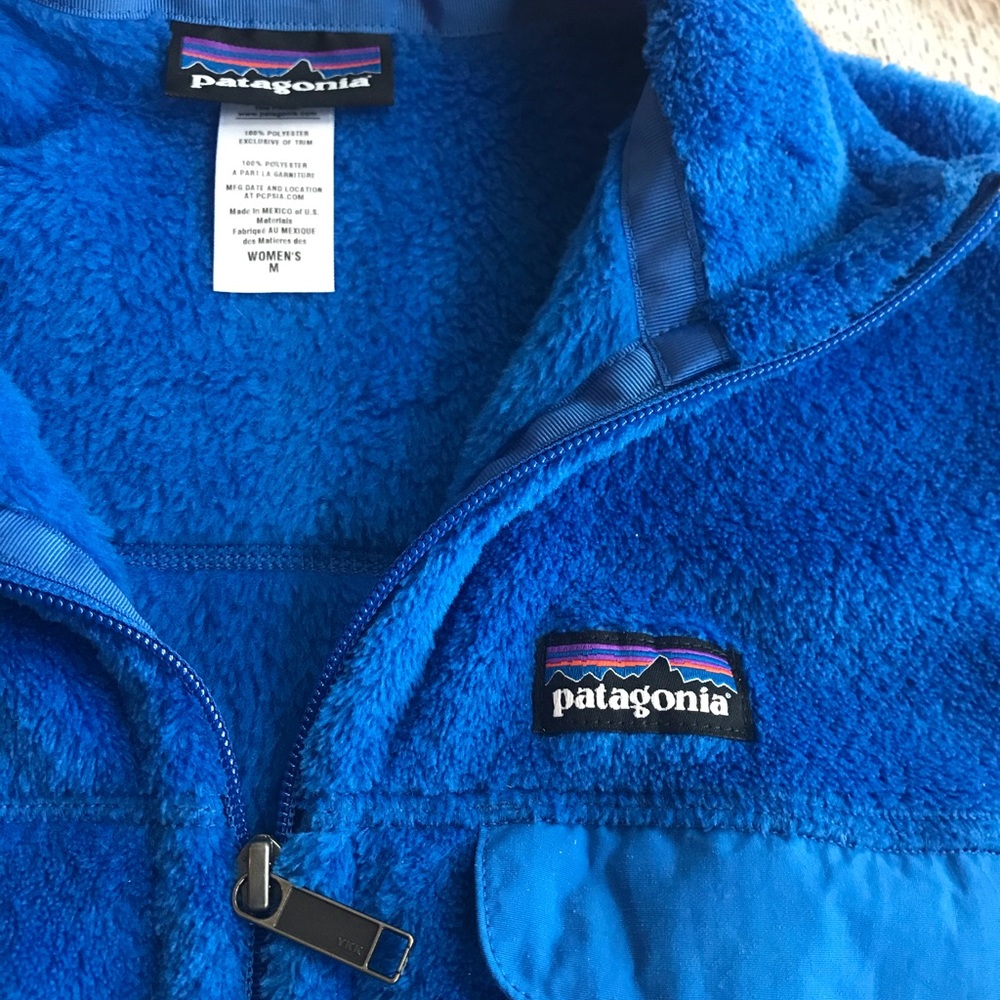 Patagonia blue vest